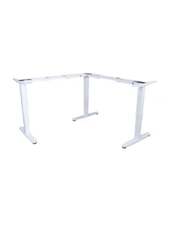 Vybavení rámu stolu trojitým elektromotorem ve tvaru L s nosností 150 kg