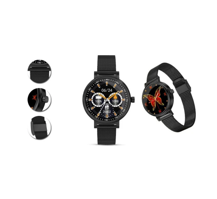 Dámské hodinky BLACK model 21804597 - RUBICON Dámské hodinky BLACK model 21804597 - RUBICON