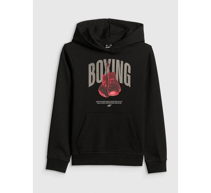 Chlapecká mikina s kapucí 4F 4FJRSS26TSWSM2904-20S Chlapecká mikina s kapucí 4F 4FJRSS26TSWSM2904-20S