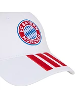 Dětská kšiltovka adidas FC Bayern Mnichov, bílá, KT3396 Dětská kšiltovka adidas FC Bayern Mnichov, bílá, KT3396