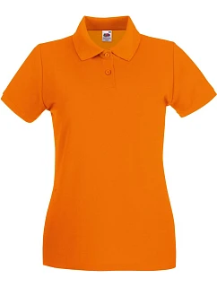 LadyFit Premium Polo Dámské piqué polo model 22442209 orange - Fruit of the Loom