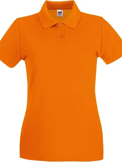 Fruit of the Loom Lady-Fit Premium Polo Dámské piqué polo 16.3030 orange