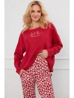 Italská móda Evora long r. long sp. barva:c.red/print Italská móda Evora long r. long sp. barva:c.red/print