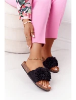 Nazouváky Na Korkové Podrážce Černé Flowerbomb Nazouváky Na Korkové Podrážce Černé Flowerbomb