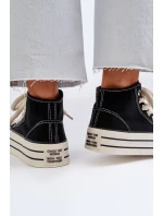 Dámské tenisky na platformě černé model 21652279 - Boto Dámské tenisky na platformě černé model 21652279 - Boto