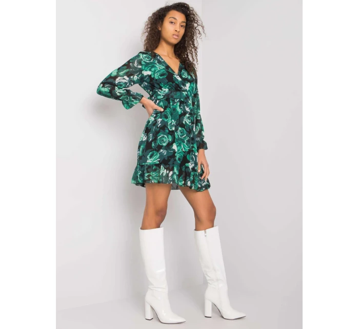 Šaty DHJ SK 12220 1.10P tmavě zelená