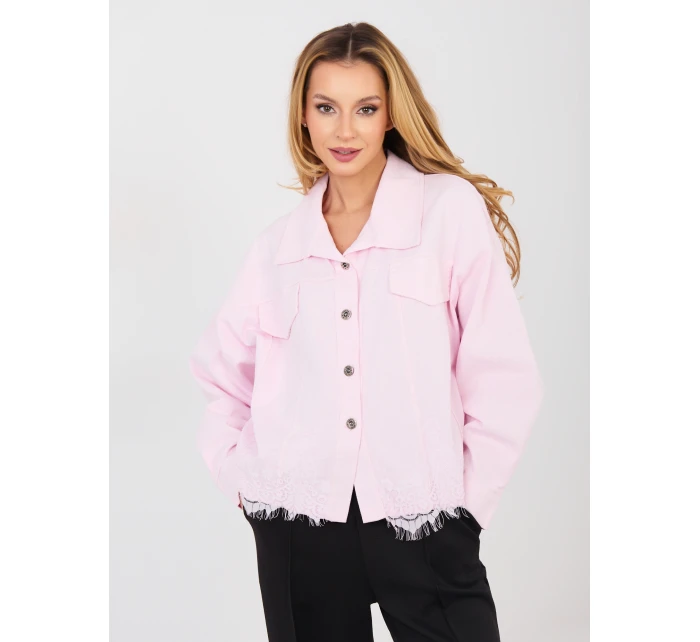 IT KR bunda FL10001.54 světle růžová