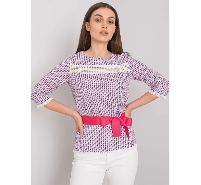 Halenka LK BZ model 15440725 bílá a růžová - FPrice