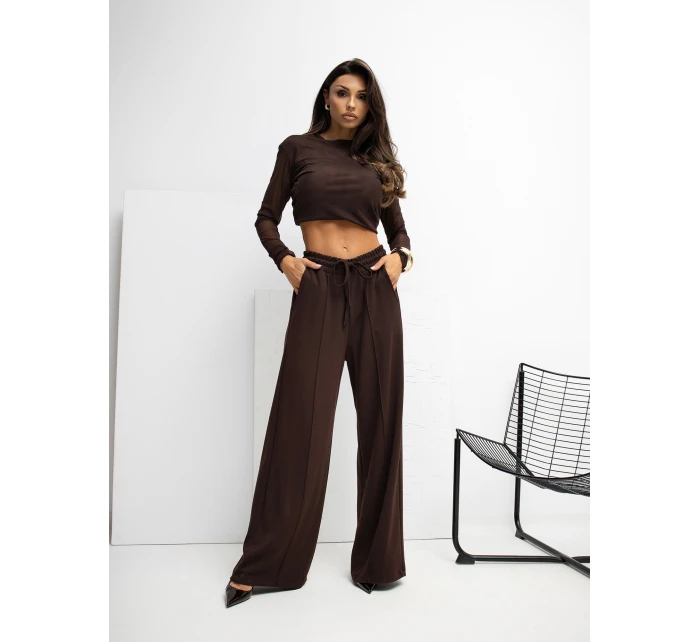 Tepláky RV DR A1061.80 tmavě hnědé Tepláky RV DR A1061.80 tmavě hnědé