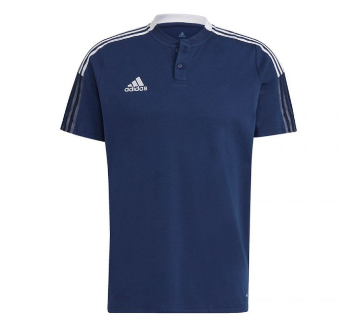 Pánské polo tričko Tiro 21 M GH4462 Tmavě modrá - Adidas