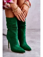 Boty na podpatku model 173773 Step in style Boty na podpatku model 173773 Step in style