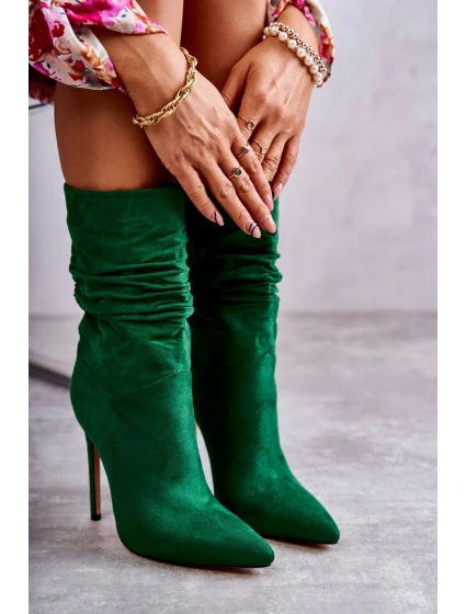 Boty na podpatku model 173773 Step in style Boty na podpatku model 173773 Step in style