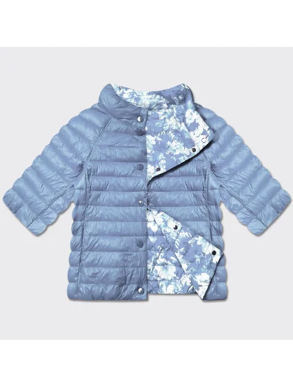 Světle oboustranná dámská plus size bunda se 3/4 rukávy model 21073862 - MINORITY