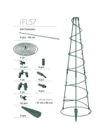 PODLAHOVÉ PODPĚRY 35X90CM FOREST GREEN dětské