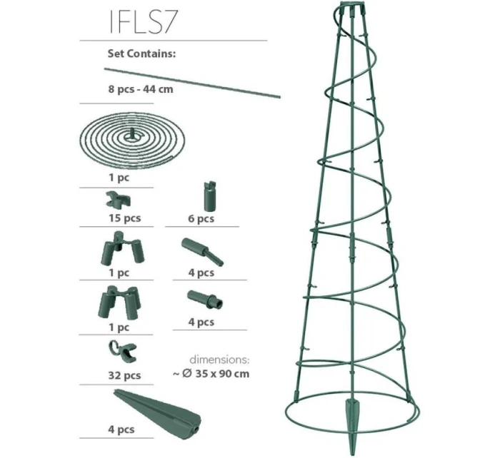 PODLAHOVÉ PODPĚRY 35X90CM FOREST GREEN dětské