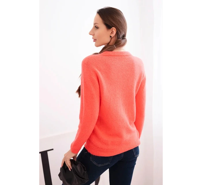 Svetr dámský z baby alpaky s dlouhým rukávem malinový Svetr dámský z baby alpaky s dlouhým rukávem malinový