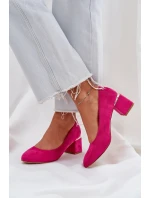 Eko Semišové Na Podpatku Fuchsie model 21684774 - Boto