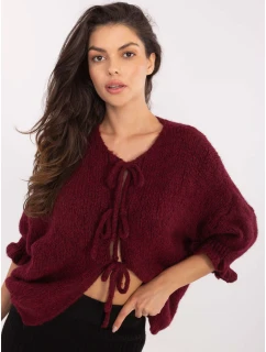 Sweter MI SW model 21253142 bordowy - FPrice