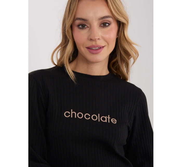 Bluzka RV BZ model 21801811 czarny - FPrice Bluzka RV BZ model 21801811 czarny - FPrice