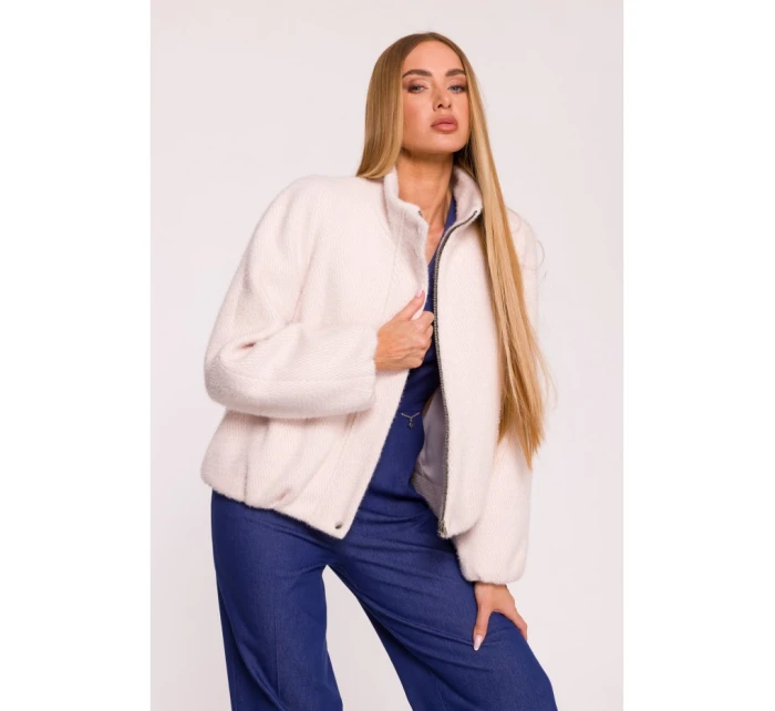 M885 Kabát látkový - béžový