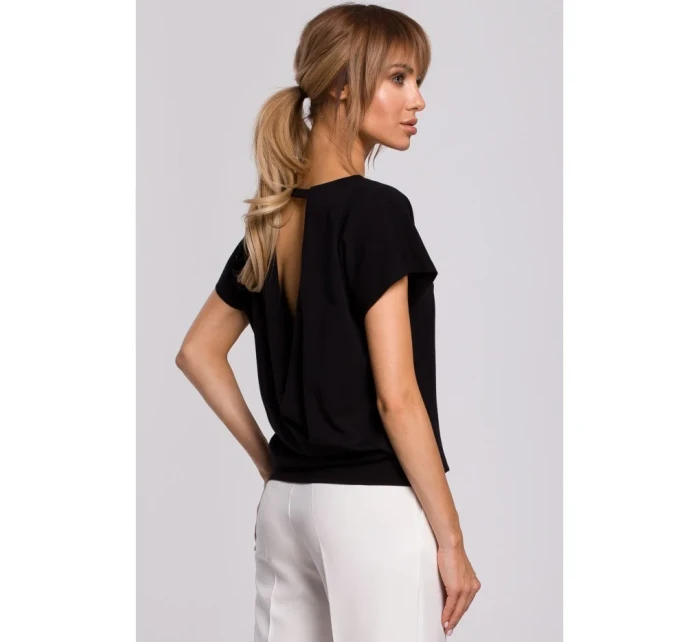 Dámská halenka model 18002609 černá - Moe Dámská halenka model 18002609 černá - Moe