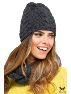 Dámská šála IDAHO grafitová - Kamea