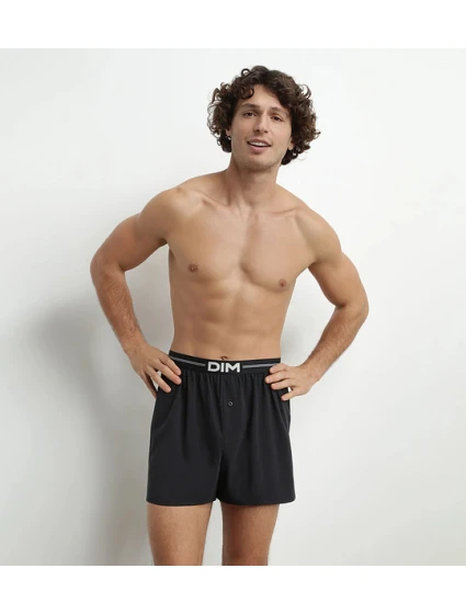 Pánské volné boxerky DIM ICONS LOOSE BOXER - DIM - černá