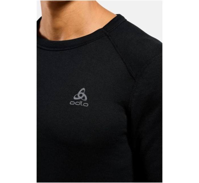 Pánské tričko BL TOP model 22093662 neck l/s ACTIVE WARM ECO velikost M Black - ODLO