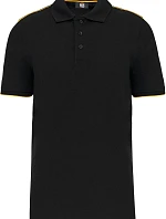 WK WK 270 Pánské pracovní piqué polo "Day-to-Day" 20.W270 black/yellow