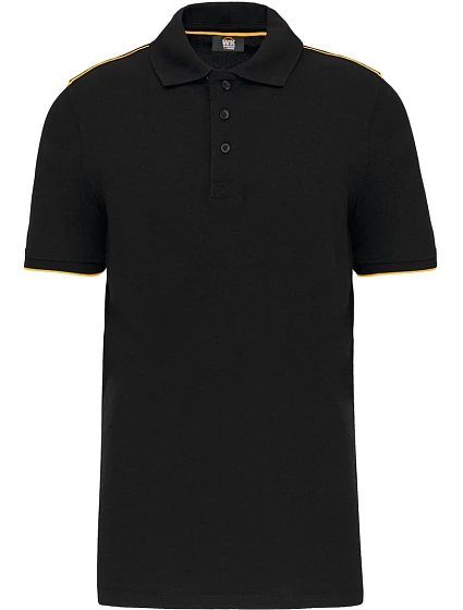270 Pánské pracovní piqué polo "DaytoDay" model 22423765 black/yellow - WK 270 Pánské pracovní piqué polo "DaytoDay" model 22423765 black/yellow - WK