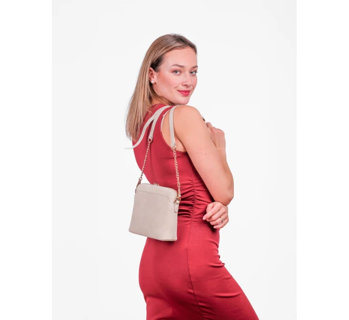 Dámská kabelka Vuch Mini Fossy Suede Creme