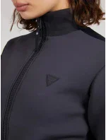 Dámská mikina na zip O1YA00KAMN2 - JBLK - Černá - Guess