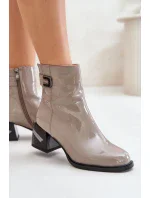 Boty na podpatku model 201017 Step in style Boty na podpatku model 201017 Step in style