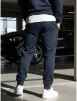 Pánské tmavě modré tepláky Dstreet UX2707 Pánské tmavě modré tepláky Dstreet UX2707