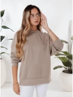 UZORI dámská mikina béžová FashionStreet BY1285
