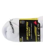 Skechers 6ks Pánské bavlněné ponožky S117809-WHT White 41-46 Skechers 6ks Pánské bavlněné ponožky S117809-WHT White 41-46