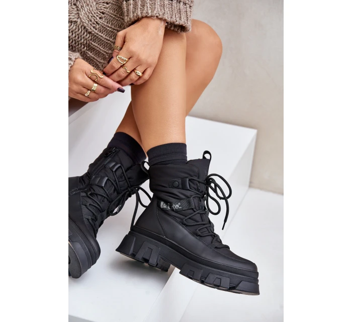 Dámské Sněhule Na Zip Lee Cooper LCJ-24-47-3144 Černé