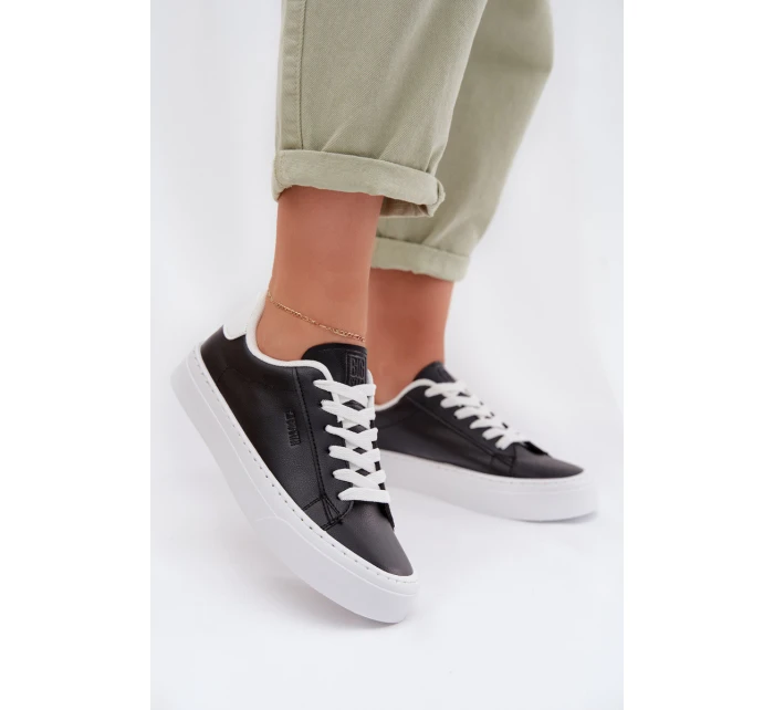 Dámské tenisky z eko kůže Big Star TT274927 HI-POLY SYSTEM Černé