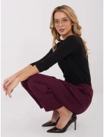 Spodnie IT SP model 21782588 bordowy - FPrice