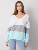 Mikina RV BL 5972.07 bílá šedá