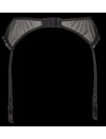 Podvazkový pás Plus Size V-8752 černá - Axami