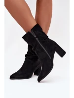 Boty na podpatku  model 217793 Step in style