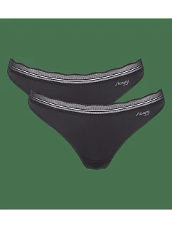 sloggi GO Blush String 2P - Black - SLOGGI Black - SLOGGI