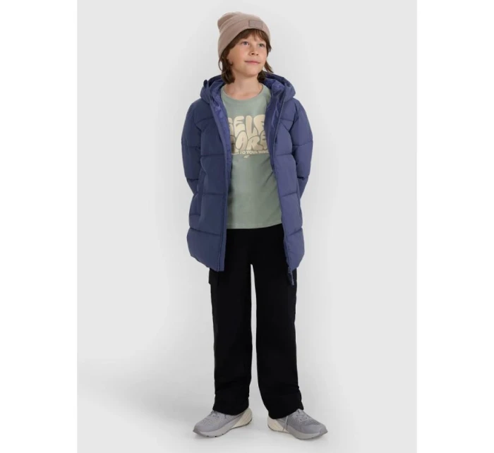 Chlapecká péřová bunda se syntetickou výplní 4F 4FJRAW25TDJAM0805-32S