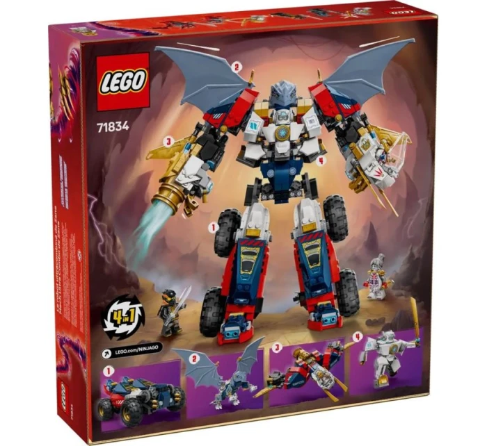 LEGO NINJAGO 71834 Zaneův multifunkční ultramodel LEGO NINJAGO 71834 Zaneův multifunkční ultramodel