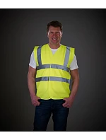 Yoko HVW 100 Hi-Vis bezpečnostní vesta 79.W100 raspberry