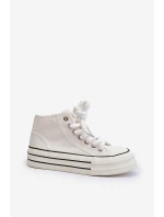 Dámské tenisky na platformě bílé Aineri Dámské tenisky na platformě bílé Aineri