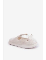 Hřejivé Pantofle S Mašlí A Bílé model 21680833 - Boto Hřejivé Pantofle S Mašlí A Bílé model 21680833 - Boto