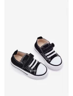 Dětské Tenisky Na Suchý Zip Černé model 21692346 - Boto Dětské Tenisky Na Suchý Zip Černé model 21692346 - Boto
