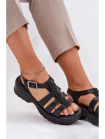 Dámské Sandály  Černé model 21695836 - Zaxy